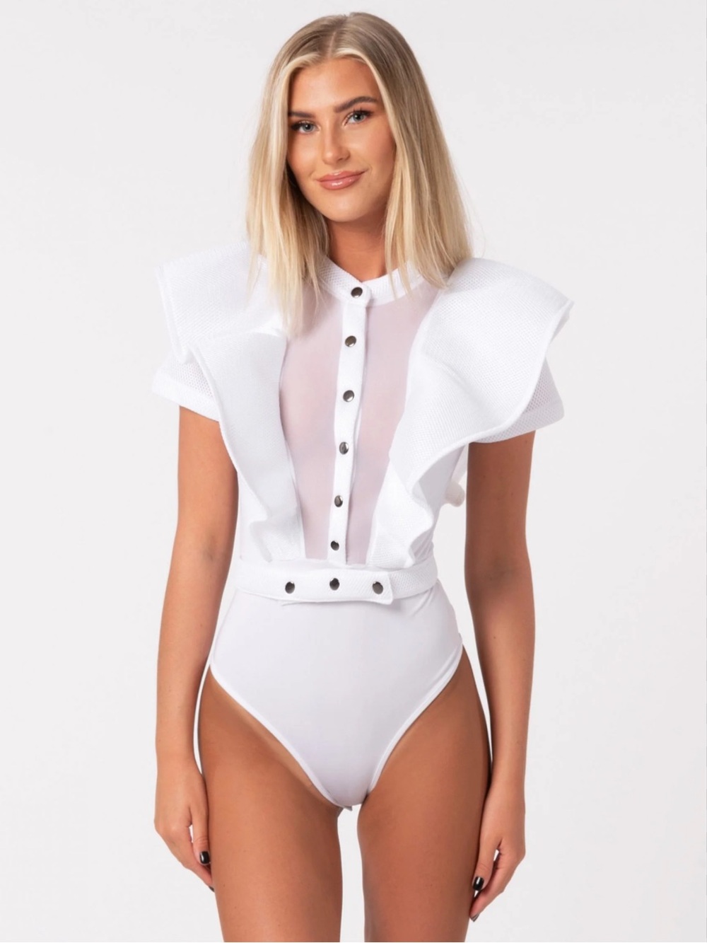 Butterfly White Bodysuit